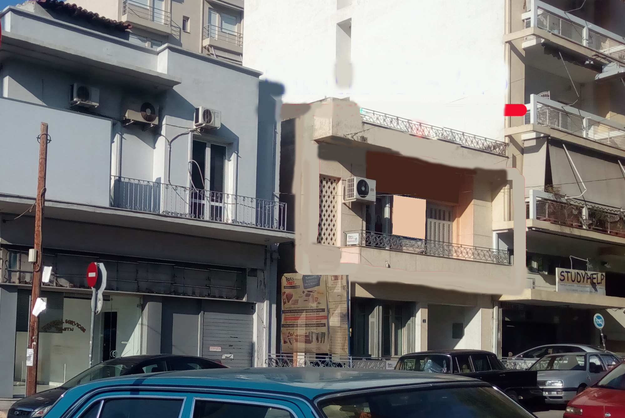 Η κατοικία του Χριστόφορου Μάλαμα στην οδό Μπαϊρακτάρη, απέναντι από την παλιά ΥΕΝΕΔ
